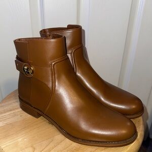 Michael Kors Carmen Faux Leather Ankle Boot